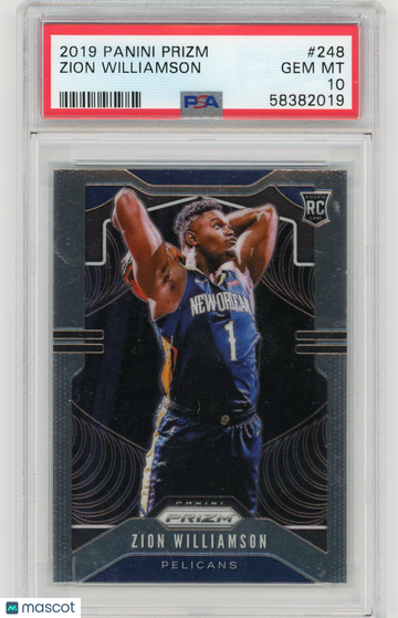 2019 Panini Prizm Zion Williamson #248 PSA 10