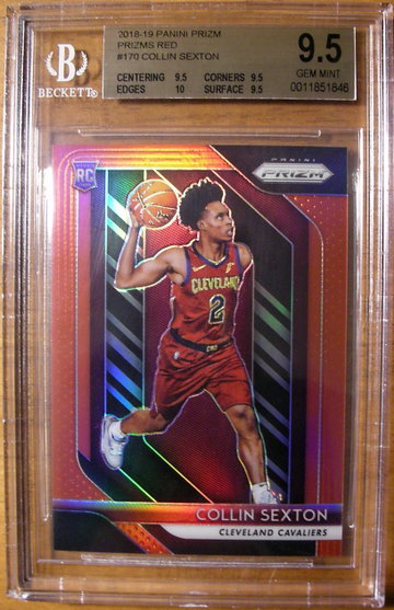 Collin Sexton 2018 Prizm #170 Red Prizm /299 BGS 9.5