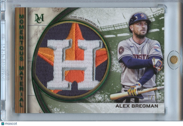 Alex Bregman 2025 Museum Collection Game Worn LOGO Patch Houston Astros 1/1