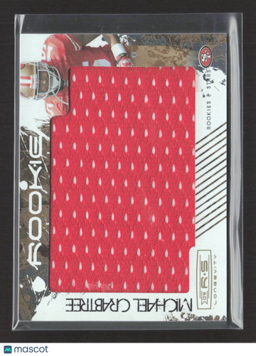 2009 Panini Donruss Rookies & Stars Longevity Michael Crabtree #207 Jersey Patch
