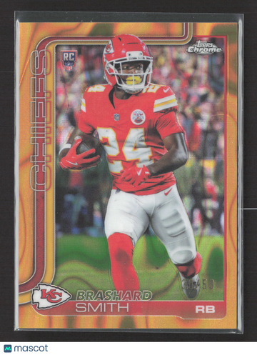 2025 Topps Chrome Brashard Smith #311 Orange RC