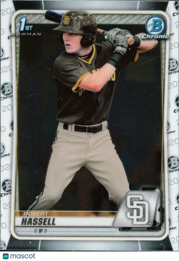 2020 Bowman Draft - Chrome Robert Hassell #BD-39