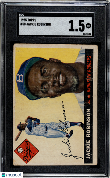 1955 Topps Jackie Robinson #50 SGC 1.5