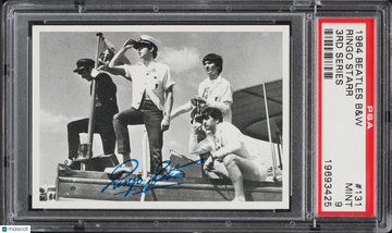 1964 Beatles B&W Ringo Starr #131 PSA 9