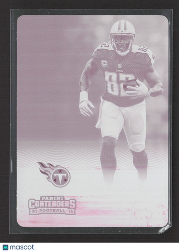 2016 Panini Contenders Season Ticket Delanie Walker #100 Magenta Plate /1 Printing Plate