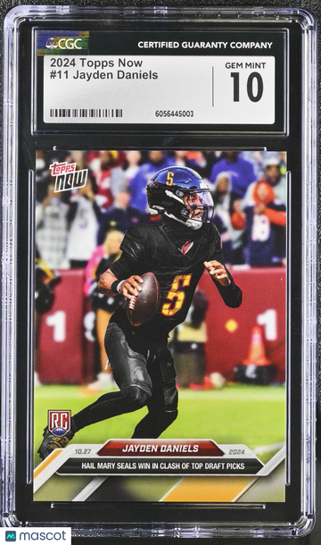 2024 Topps Now Jayden Daniels #11 CGC 10