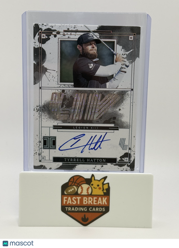 2025 Panini Impeccable LIV Golf Tyrrell Hatton #LIV-TH /54 Memorabilia