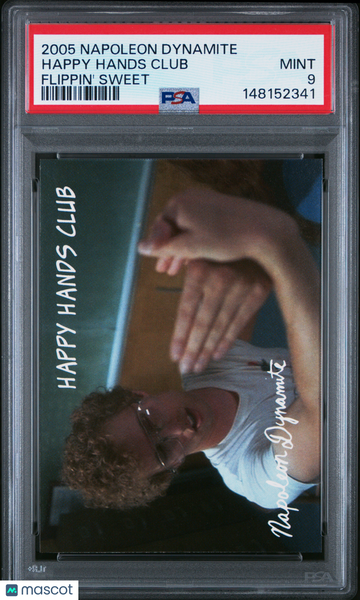 2005 Neca Napoleon Dynamite Flippin' Sweet Napoleon Dynamite JON HEDER ROOKIER PSA 9