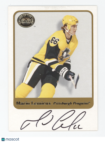 2001 Fleer Greats of the Game Autographs Mario Lemieux