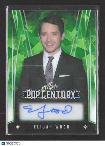 2025 Leaf Pop Century Elijah Wood Green Ice auto /5 #BA-EW1
