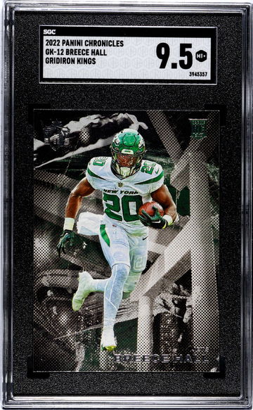 2022 Panini Chronicles #GK-12 Breece Hall Gridiron Kings SGC 9.5