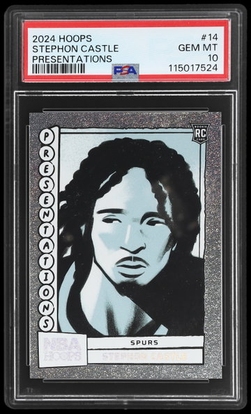 2024 Hoops Stephon Castle Presentations PSA 10 RC