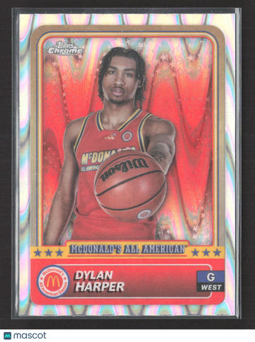 2024 Topps Chrome McDonald's All American Dylan Harper #88 RayWave