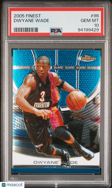2005 Finest Dwyane Wade #96 HOF PSA 10