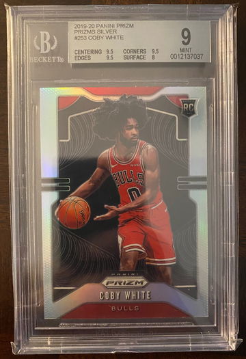Coby White Silver Prizm #253