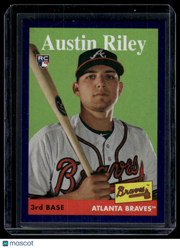 2019 Topps Archives Austin Riley #13 Purple /175 RC