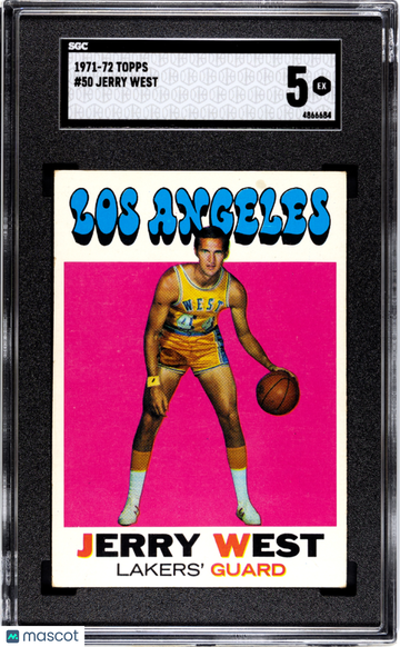 1971 Topps Jerry West #50 SGC 5