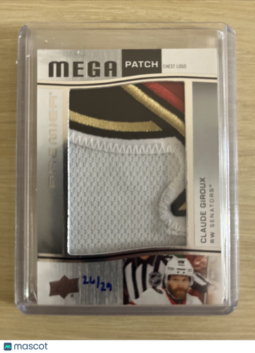 2023-24 Premier Hockey Claude Giroux #26 Patch
