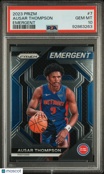 2023 Panini Prizm Emergent Ausar Thompson #7 PSA 10