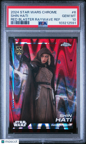 2024 2024 2024 Topps Chrome Star Wars 2024 Topps Chrome Star Wars Shin Hati #6 6 Red Blaster Raywave Ref Red Blaster Ray