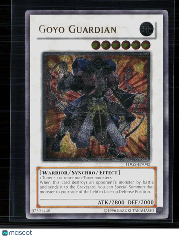 2008 Yu-Gi-Oh! The Duelist Genesis Goyo Guardian Ultimate Rare Effect Synchro 1st Edition