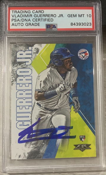 2019 Topps Vladimir Guerrero Jr Rookie AUTO PSA 10