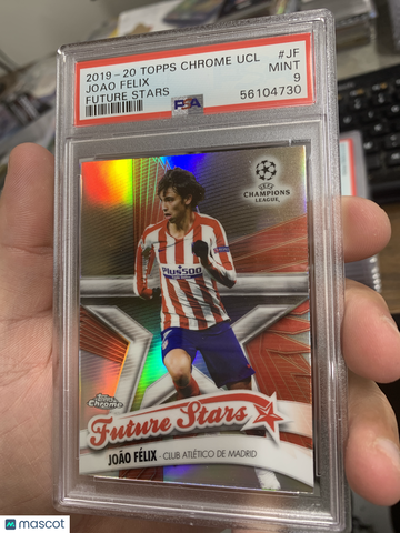 2019 Topps Chrome UEFA Champions League Future Stars Joao Felix #JF PSA 9