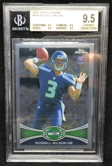Russell Wilson 2012 Topps Chrome