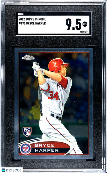 2012 Topps Chrome Bryce Harper #196 SGC 9.5