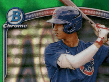 2025 Bowman Chrome Yahil Melendez #CPA-YM Green Lava /99 1st Bowman Auto Topps