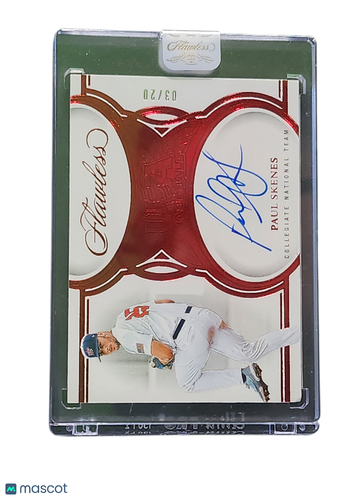 2025 Panini Flawless USA Baseball Paul Skenes #US-PS Gold /80