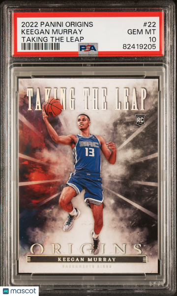 2022 Panini Origins Taking The Leap Keegan Murray #22 Taking The Leap PSA 10