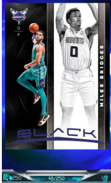 Panini Dunk Black Miles Bridges /250