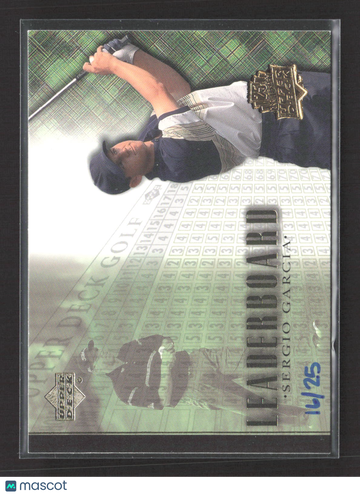 2001 Upper Deck Golf Leaderboard Sergio Garcia #99