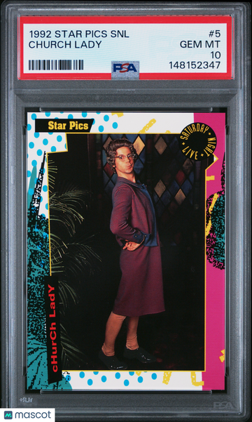 1992 Star Pics Saturday Night Live DANA CARVEY Church Lady ROOKIE #5 PSA 10