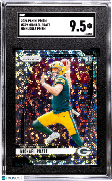 2024 Panini Prizm Michael Pratt #379 No Huddle SGC 9.5