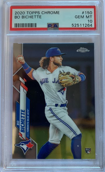 2020 Topps Chrome Bo Bichette PSA 10 Gem Mint