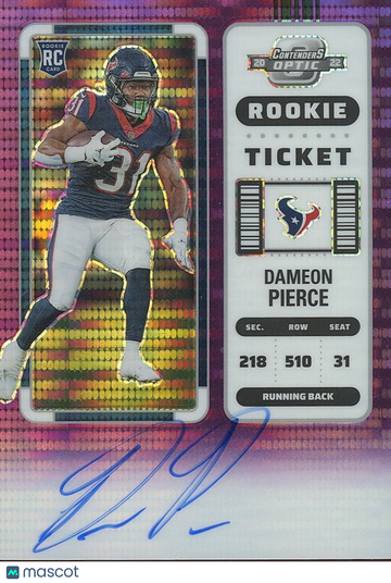 2022 Dameon Pierce Optic Rookie Panini Authentic