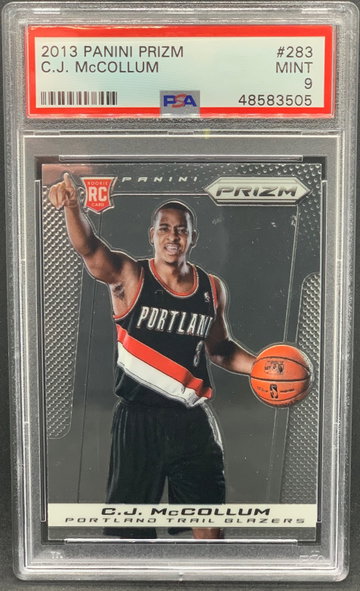 CJ McCollum 2013 Panini Prizm PSA 9