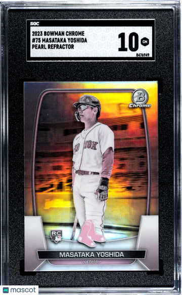 2023 Bowman Chrome Masataka Yoshida #75 Pearl Ref. SGC 10