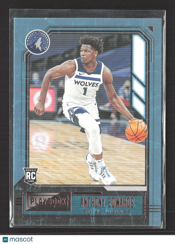 2021 Panini Chronicles Playbook Anthony Edwards #167 RC