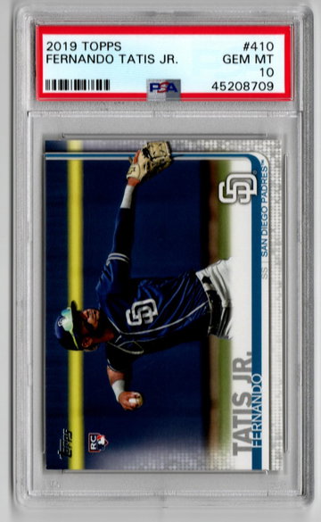 2019 Topps Fernando Tatis Jr PSA 10