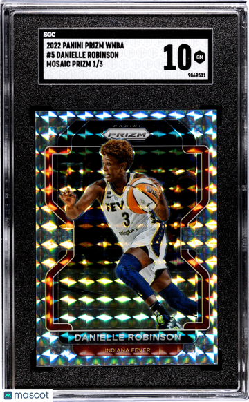 2022 Panini Prizm Wnba Danielle Robinson #5 Mosaic SGC 10