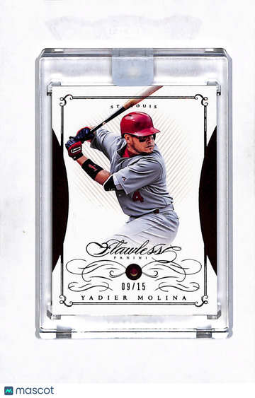 2016 Panini Flawless Yadier Molina #50 09/15
