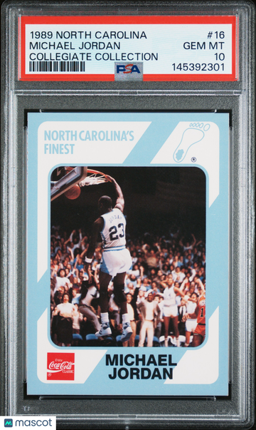 1989 Collegiate Collection North Carolina Michael Jordan #16 PSA 10