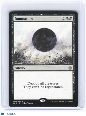 Modern Masters 2017 Damnation Nonfoil Rare #63