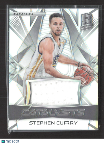 2017 Panini Spectra Catalysts Prizm Stephen Curry #12 Memorabilia Game-worn material