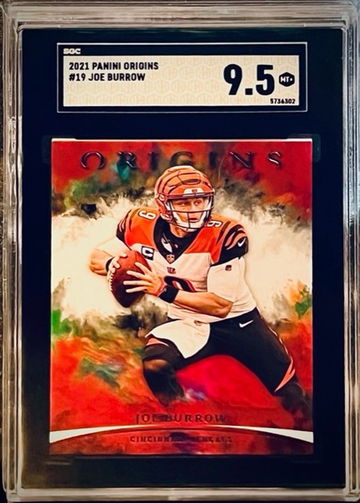 2021 Panini Origins Joe Burrow #19 SGC 9.5