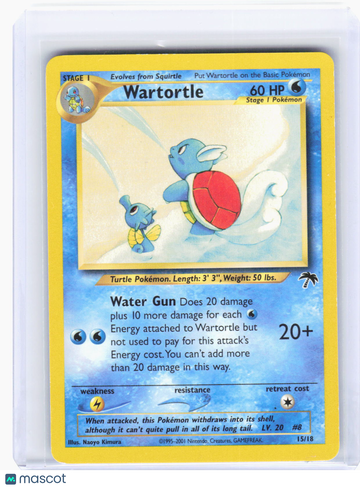 Southern Islands Wartortle Non-Foil Promo #15/18