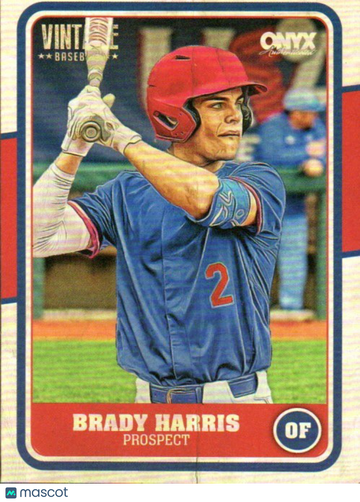 2025 Onyx Vintage Brady Harris #OVBRHA